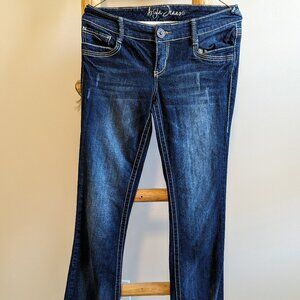 Ariya Jeans Straight Leg Blue 5/6